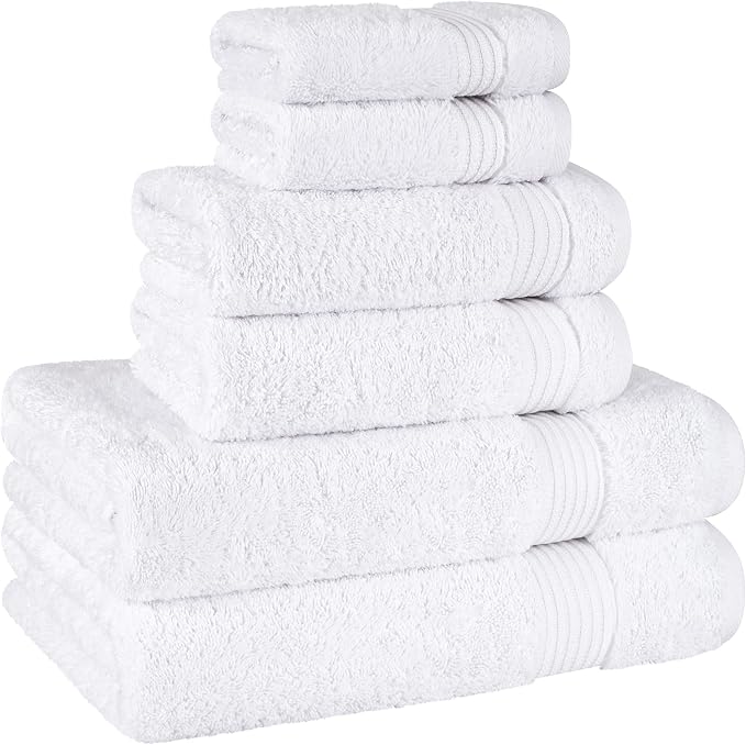 Cotton Paradise 100% Cotton Turkish Towel Set, Soft Absorbent Quick Dry - Image 4