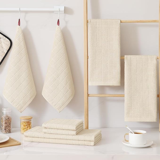 Homaxy Kitchen Towels and Dishcloths Set - Image 8