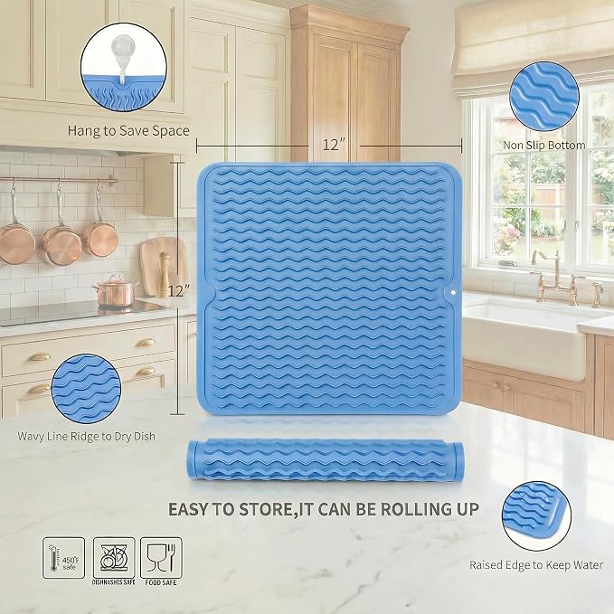 MicoYang Silicone Dish Drying Mat - Image 2