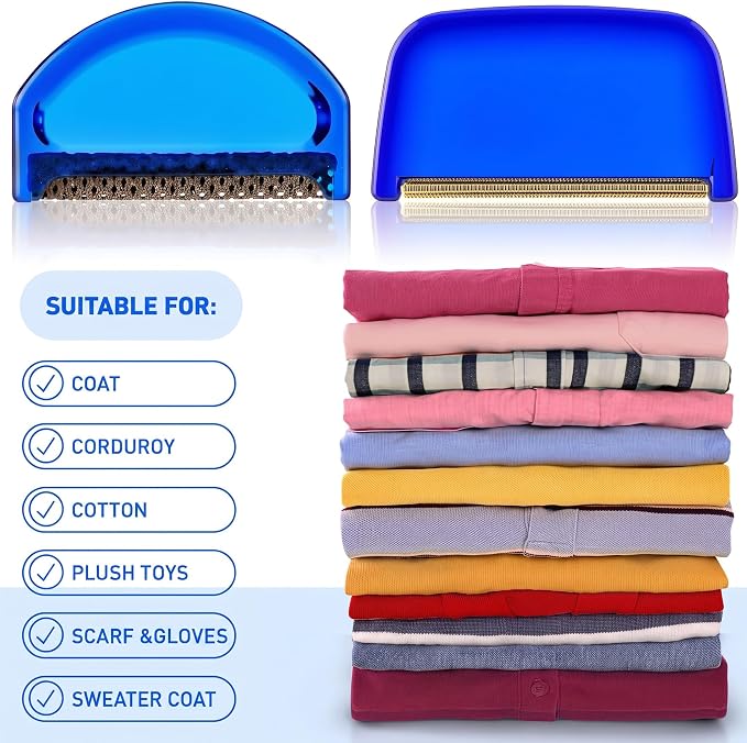 Boao 20 Pieces Sweater Combs to Remove Pilling, Retro Luxury | Fabric Shaver - Image 6