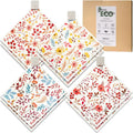 Eulnars Swedish Dishcloths for Kitchen, 8 Pack Watercolor Reusable Paper Towels by Eulnars