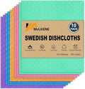 MoLKENE Swedish Dishcloths for Kitchen, 10 Pack, Non-Scratch Cellulose Sponge by MoLKENE