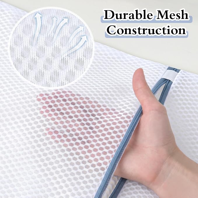 Durable Mesh Laundry Bags 5-Pack Delicates Protector - Image 3