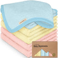 6-Pack Baby Washcloths, Soft Absorbent Washcloths by KeaBabies