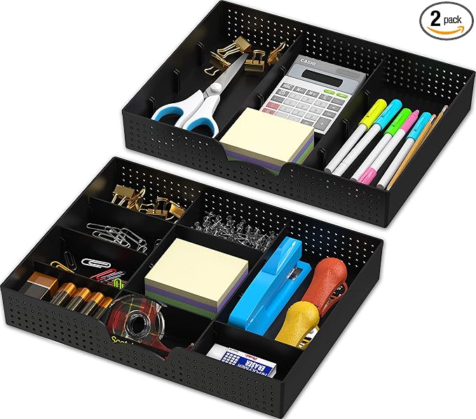Simple Houseware Drawer Organizer Tray, 9 Compartments, and Craft Drawer or by SimpleHouseware