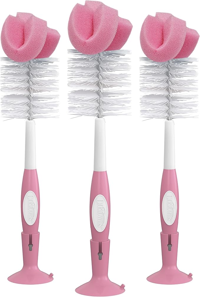 Dr. Brown's Reusable Sponge Baby Bottle Cleaning Brush Set by Unknown