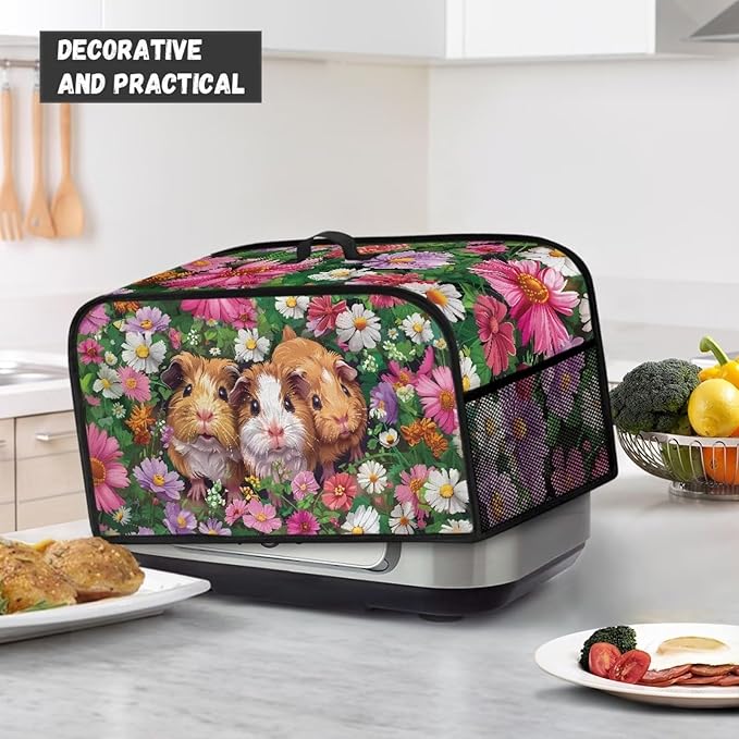 Guinea Pig Slow Cooker Cover Compatible with 6-8 qt Slow Cooker Holder Dust Resistant Decor for House
