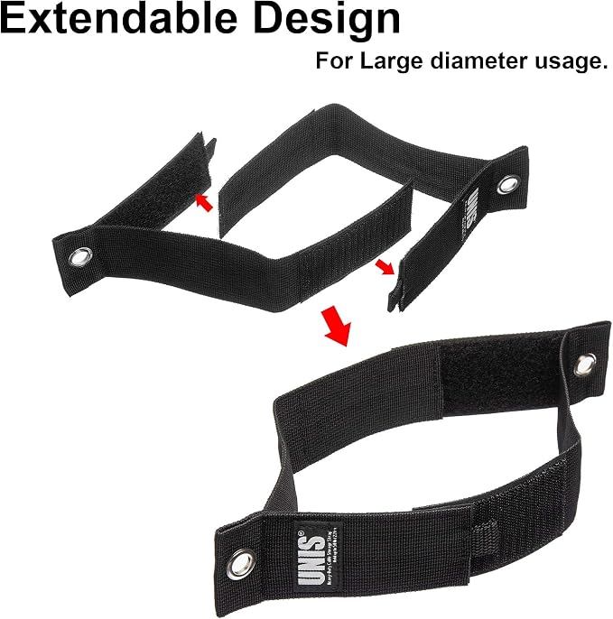 24 Pack Heavy Duty Large 13-inch Extension Cord Storage Extendable Cable Ties - Image 4