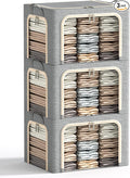 3 Openings Large Clothes Storage Bins by Furnhome