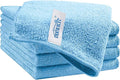 HOMEXCEL Blue Cleaning Rags 5 Pack, Highly Absorbent Microfiber Cleaning Cloth by HOMEXCEL