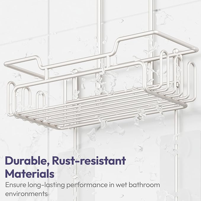 SWTYMIKI Bathroom Shower Caddy Hanging - Image 6
