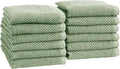 Great Bay Home 100% Cotton 12-Pack 13x13 Wash Cloth by GreatBayHome