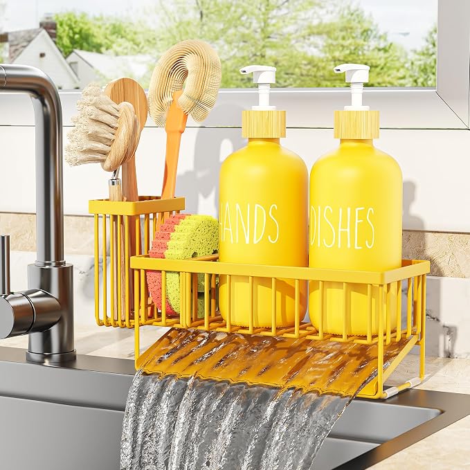 Cisily Kitchen Dish Soap Dispenser Set - Image 7