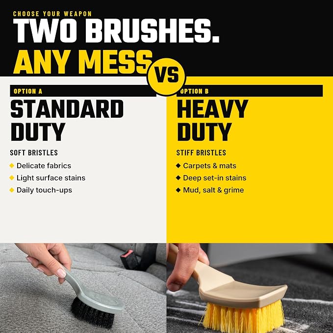 Chemical Guys, The Nifty Interior Detailing Brush, Soft Bristle, 2 Pack | - Image 4