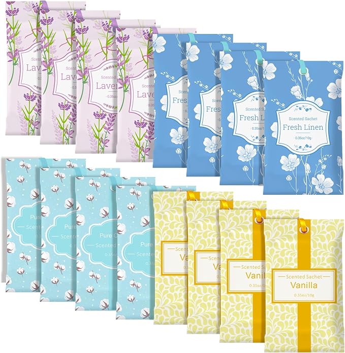 SCENTORINI Scented Sachets for Drawers and Closets, 16 Assorted Pack - Image 8