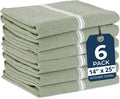 LANE LINEN Dish Towels for Kitchen 100% Cotton Absorbent Lint-Free 6 Pack by LaneLinen
