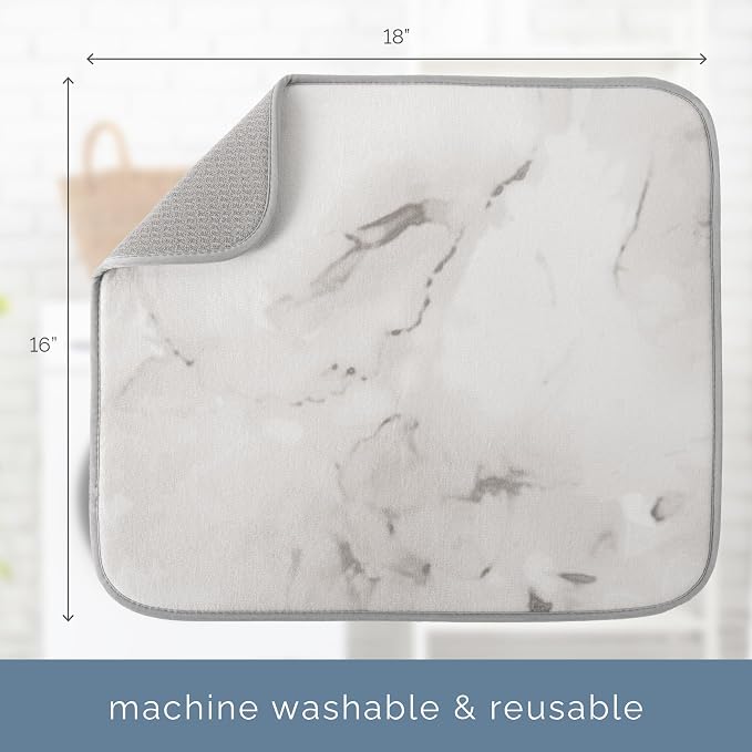 S&T INC. Dish Drying Mat, Kitchen Counter Mat - Image 6