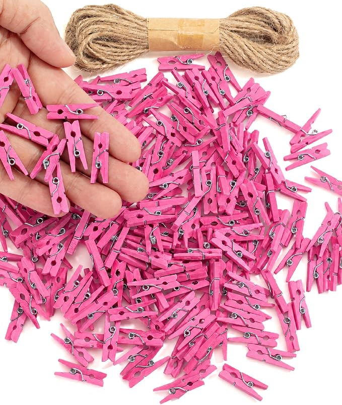 Mr. Pen- Mini Wooden Clothes Pins by MrPen