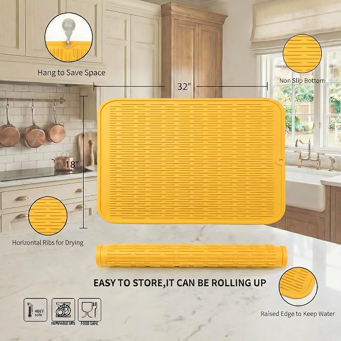 MicoYang Silicone Dish Drying Mat - Image 2