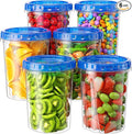 BiuLeon 6 Pack-33oz Freezer Storage Containers, Plastic Food Storage Containers by Unknown