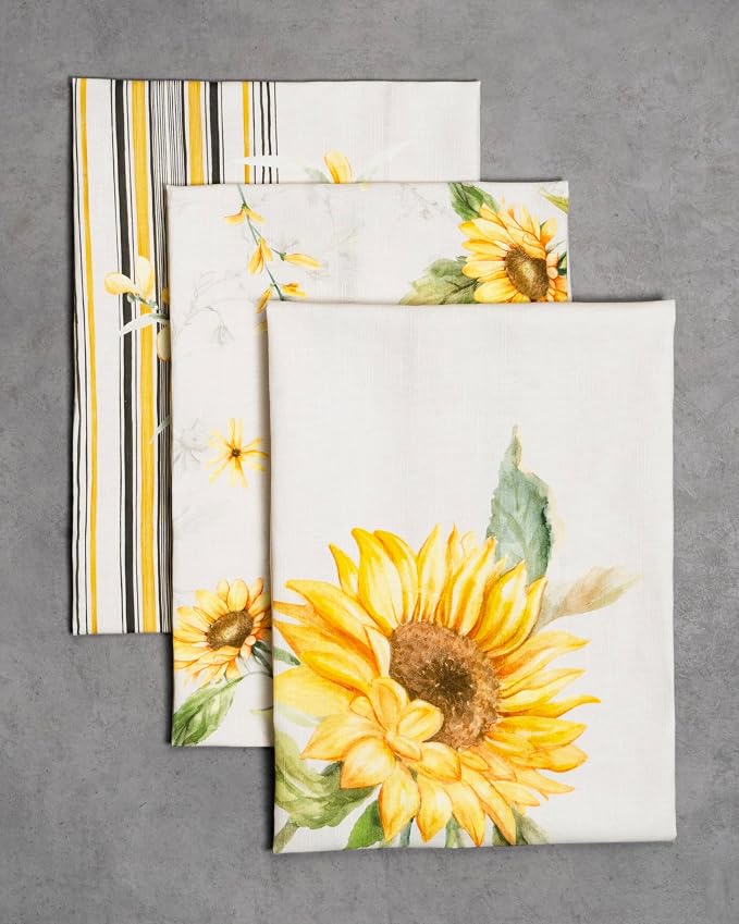 Maison d' Hermine Kitchen Towels Set of 3 Reusable 100% Cotton 27.50" x 20" - Image 10