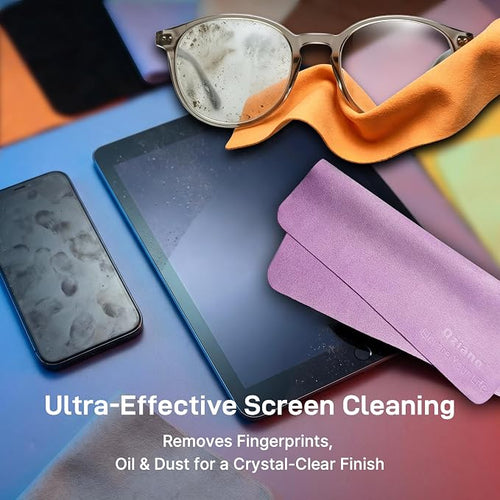 10 Pack Microfiber Cleaning Cloths, Premium 110D Scratch-Free & Lint-Free Clean - Image 2