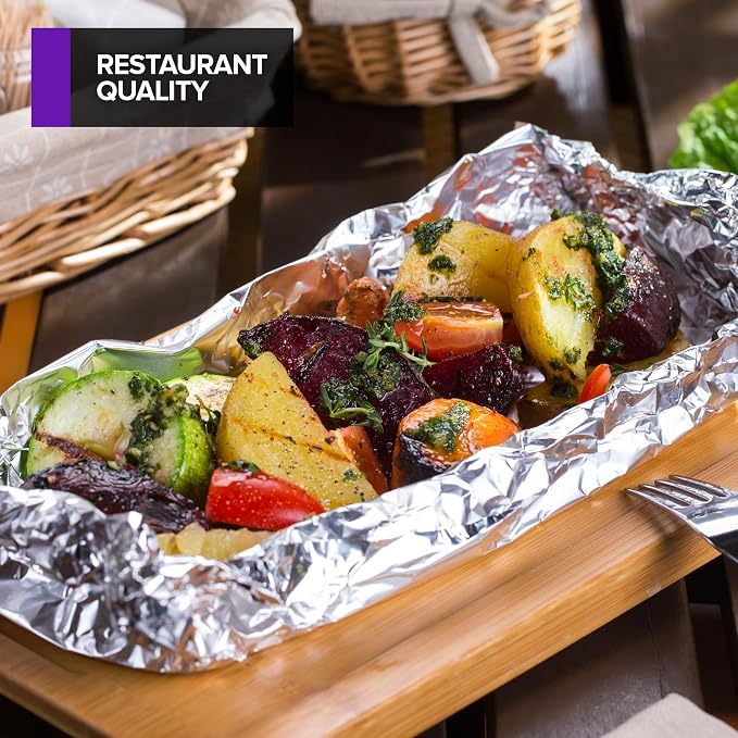 Pre-cut Deli Aluminum Foil Sheets, Disposable Foil Sheets - Image 6