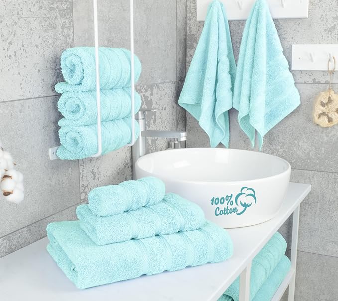 American Soft Linen 100% Cotton Luxury Turkish Towels, 6 Piece Towel Set | Soft - Image 2