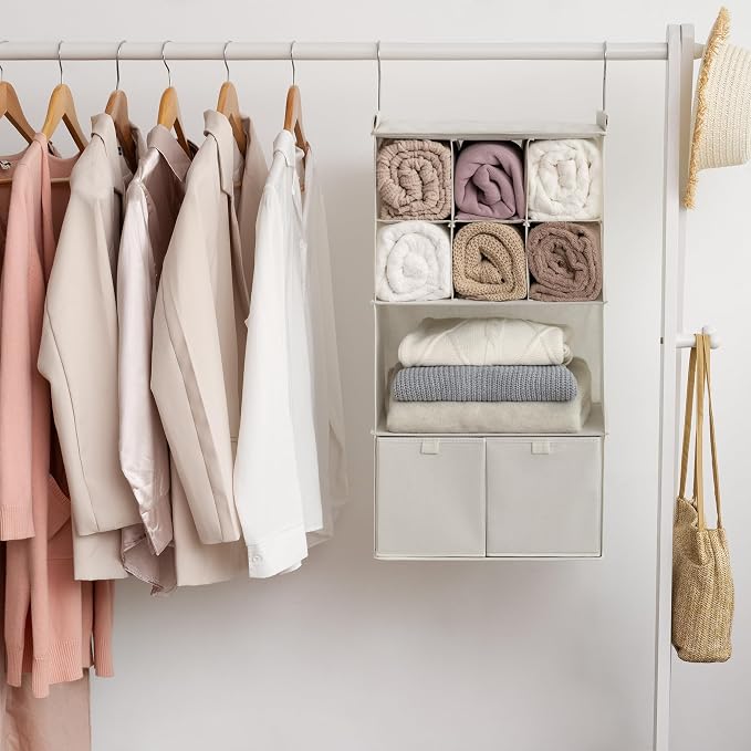 GRANNY SAYS 4-Shelf Hanging Closet Organizer - Image 9