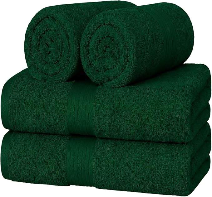 100% Cotton Hand Towels 18x28 Inches, 600 GSM, Soft & Absorbent by AmpleDecor