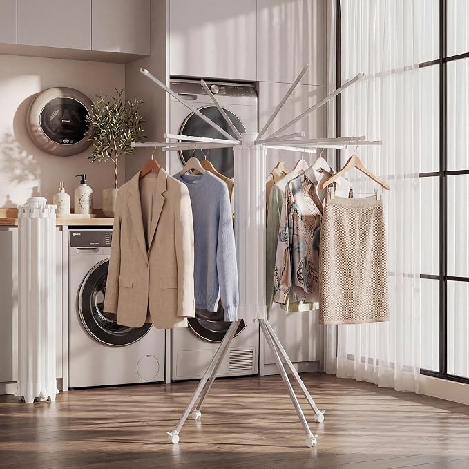 RFOUO Foldable Clothes Drying Rack - Image 2