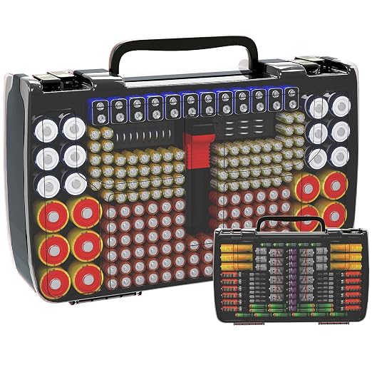 Battery Organizer Storage Case by APTBYTE