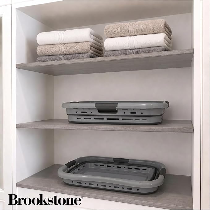 Brookstone 11 Gal Collapsible Laundry Basket - Image 4