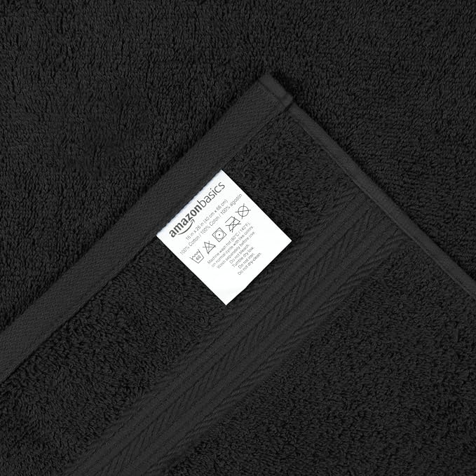 Amazon Basics Fade-Resistant 100% Cotton Washcloth - Image 4