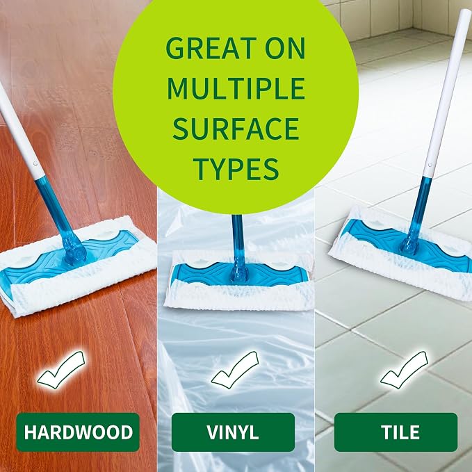 Dr.Easy Dry Sweeping Cloths, 72ct Disposable Mopping Pads Refil Pack, fits - Image 6