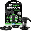 SinkShroom Ultra Bathroom Sink Drain Protector, Stainless Steel, Matte Black by TubShroom