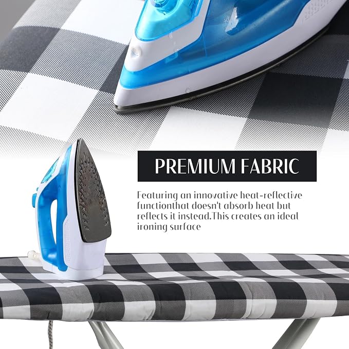 Tegeme Ironing Board Cover and Pad 15 x 54 Inch Cotton Thick Padded - Image 6
