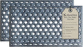 Subhera 2-Pack Anti Fatigue Heavy-Duty Commercial Rubber Mat, Non-Slip Drainage Mat for Restaurant Kitchens, Bars & Entrances, All-Weather Floor Safety Mat (25 x 39 Inches)