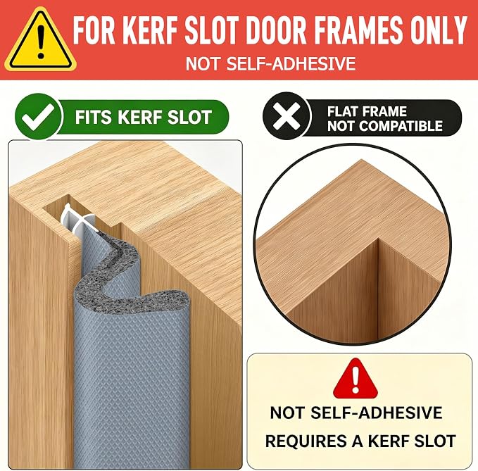 Litaibai 60 ft Kerf Weather Stripping Door Seal - Image 2