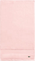 Lacoste Heritage 100% Supima Cotton Hand Towel 16" x 30", Light Pink | Highly by Unknown
