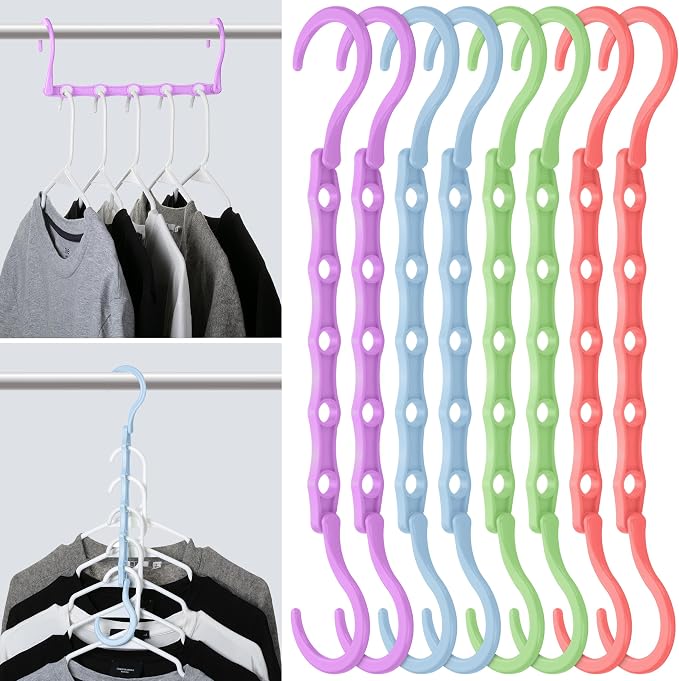 Mr. Pen- Space Saving Hangers, 360° Rotating Hooks | Magic Cascading Hanger by MrPen