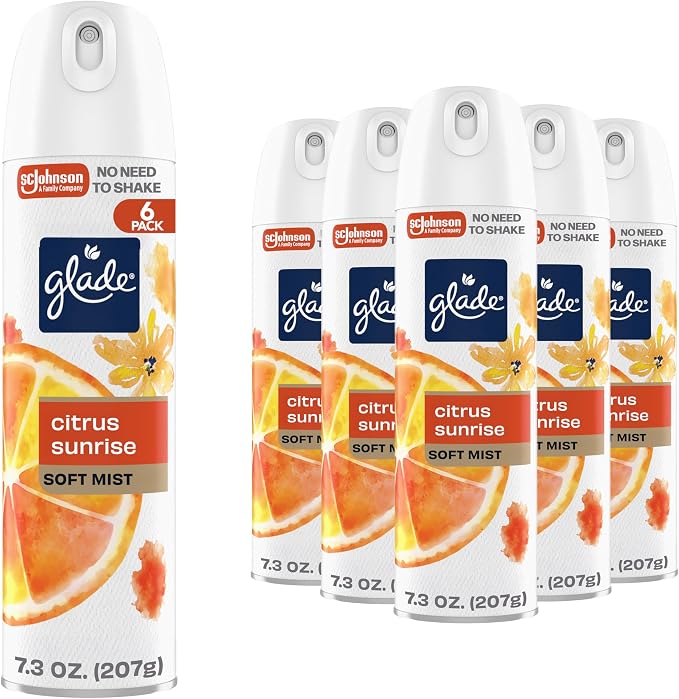 Glade Air Freshener Room Spray, Citrus Sunrise Scent, Odor Fighting to Deliver by Unknown