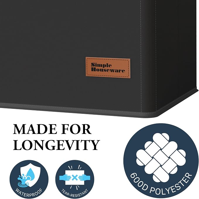 Simple Houseware Foldable Laundry Hamper Basket - Image 5