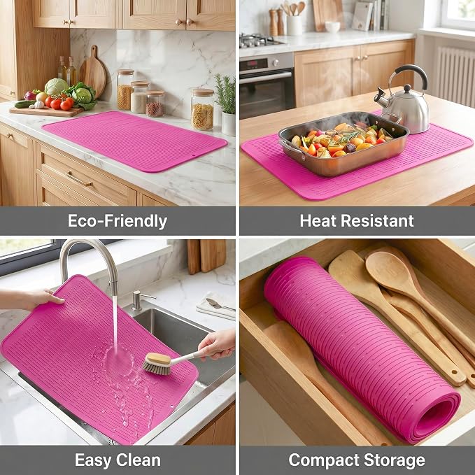 MicoYang Silicone Dish Drying Mat - Image 4
