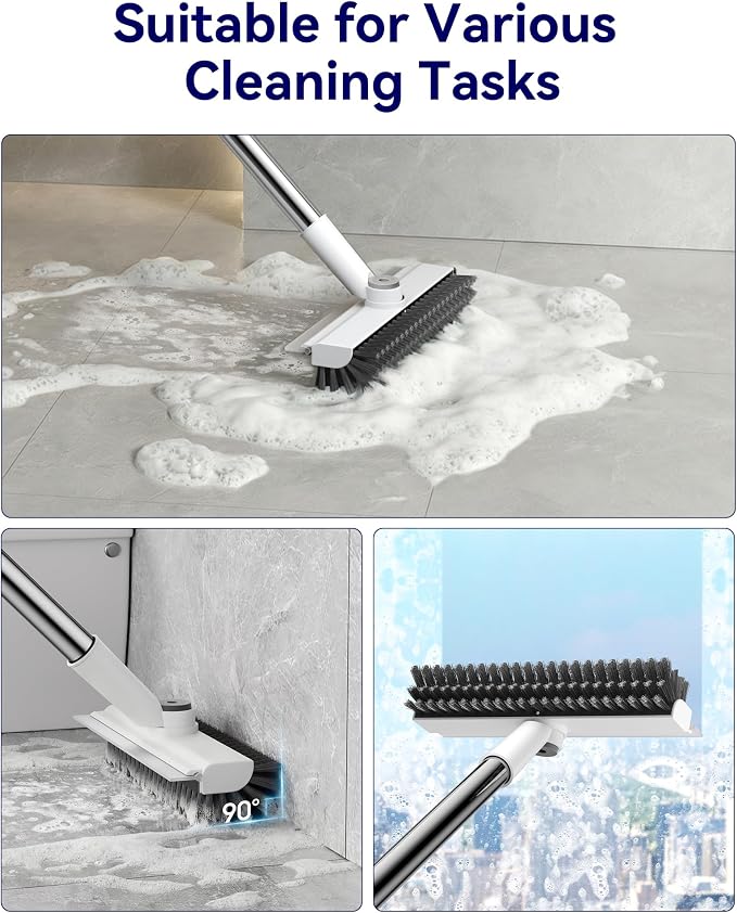 3 in 1 Adjustable Small Floor Scrub Brush - Image 3