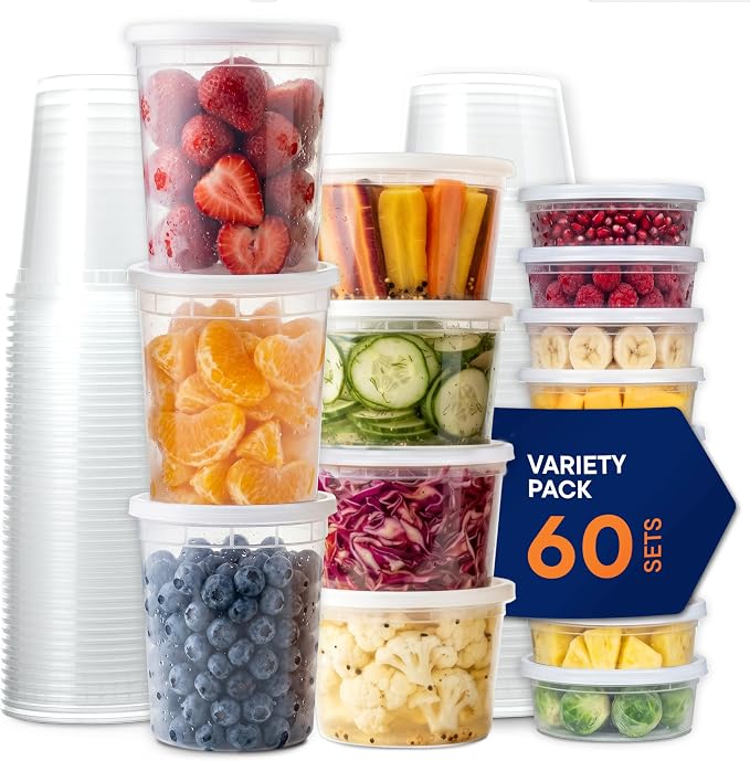 Stack Man Plastic Deli Food Storage Containers - Image 8