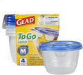 Glad GladWare To Go Lunch Containers by GladTrashFoodStorage