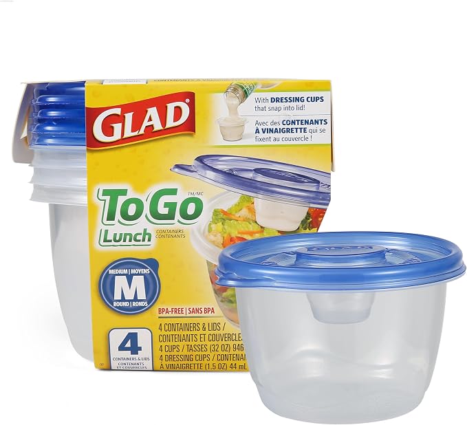 Glad GladWare To Go Lunch Containers by GladTrashFoodStorage