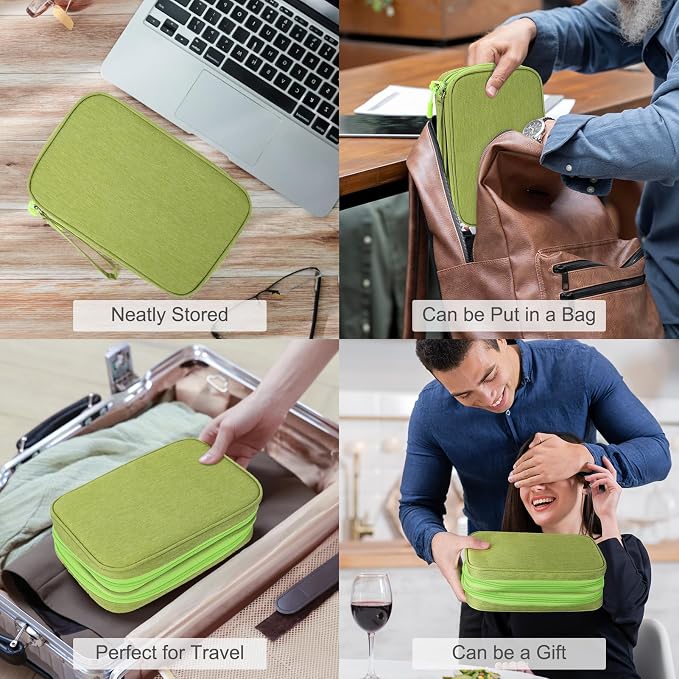 FYY Electronic Organizer, Travel Tech Pouch Bag, Waterproof, Double Layers - Image 7