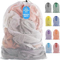 Handy Laundry Mesh XL Laundry Bag 24"x36", Heavy Duty Drawstring by Handy+Laundry